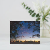 Herfstzonsondergang, Mount Vernon, Ohio Briefkaart (Staand voorkant)