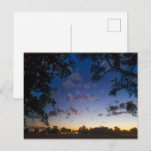 Herfstzonsondergang, Mount Vernon, Ohio Briefkaart (Voorkant / Achterkant)