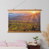 Herfstzonsondergang vanaf Beacon Heights Hangend Wandkleed (Slaapkamer)