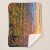 Herfstzonsondergang vanaf Beacon Heights Sherpa Deken (Voorkant)