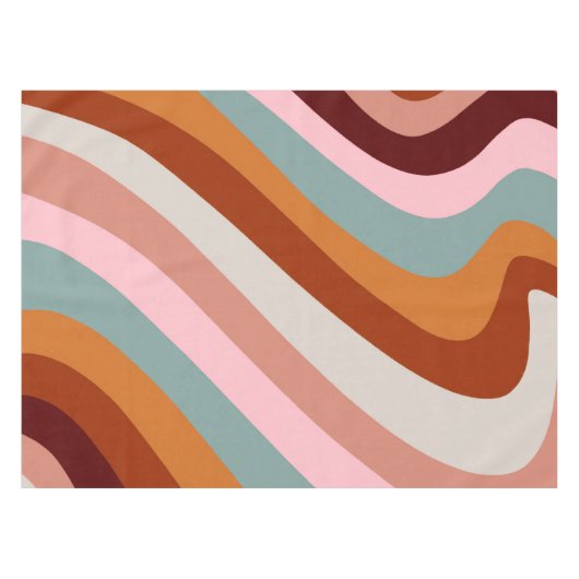 Herfstzwemmen terugtrekken tafelkleed (Voorkant (Horizontaal))