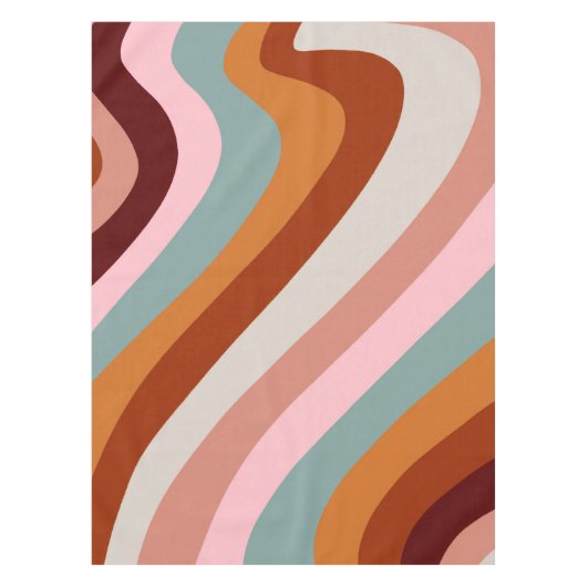 Herfstzwemmen terugtrekken tafelkleed (Voorkant)