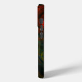 Hergeboorblauwe Abstracte kunst Case-Mate iPhone Case (Achterkant / Links)