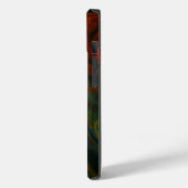 Hergeboorblauwe Abstracte kunst Case-Mate iPhone Case (Achterkant / Links)