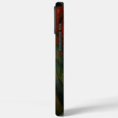 Hergeboorblauwe Abstracte kunst Case-Mate iPhone Case (Achterkant / Links)