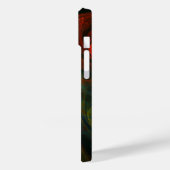 Hergeboorblauwe Abstracte kunst Case-Mate iPhone Case (Achterkant / Links)