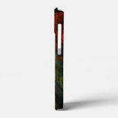 Hergeboorblauwe Abstracte kunst Case-Mate iPhone Case (Achterkant / Links)