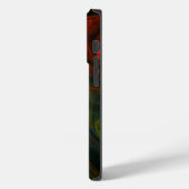 Hergeboorblauwe Abstracte kunst Case-Mate iPhone Case (Achterkant / Links)