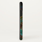 Hergeboorblauwe Abstracte kunst Case-Mate iPhone Case (Achterkant/rechts)