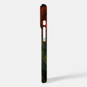 Hergeboorblauwe Abstracte kunst Case-Mate iPhone Case (Achterkant / Links)