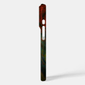 Hergeboorblauwe Abstracte kunst Case-Mate iPhone Case (Achterkant / Links)