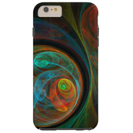 Hergeboorblauwe Abstracte kunst iPhone 16 Pro Hoesje