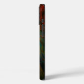 Hergeboorblauwe Abstracte kunst Case-Mate iPhone Case (Achterkant / Links)