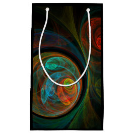 Hergeboorblauwe Abstracte kunst Klein Cadeauzakje