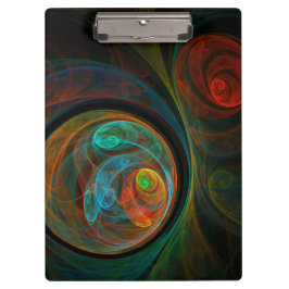 Hergeboorblauwe Abstracte kunst Klembord