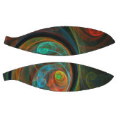 Hergeboorblauwe Abstracte kunst Mini Basketbal (Panelen)