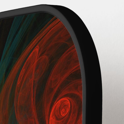 Hergeboorblauwe Abstracte kunst Pickleball Paddle (Links Detail)