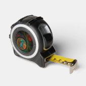 Hergeboorblauwe Abstracte kunst Rolmaat (Hoek)