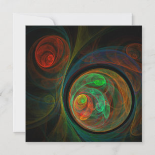 Hergeboorde groene Abstracte kunst