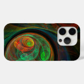 Hergeboorde groene Abstracte kunst Case-Mate iPhone Case (Achterkant (horizontaal))