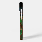 Hergeboorde groene Abstracte kunst Case-Mate iPhone Case (Achterkant / Links)