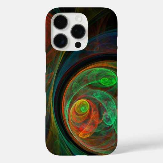 Hergeboorde groene Abstracte kunst Case-Mate iPhone Case (Achterkant)