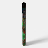 Hergeboorde groene Abstracte kunst Case-Mate iPhone Case (Achterkant / Links)