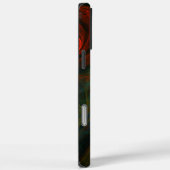 Hergeboorde groene Abstracte kunst Case-Mate iPhone Case (Achterkant / Rechts)