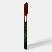 Hergeboorde groene Abstracte kunst Case-Mate iPhone Case (Achterkant / Rechts)