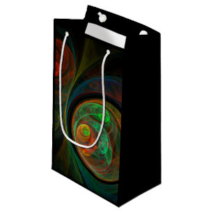 Hergeboorde groene Abstracte kunst Klein Cadeauzakje
