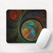 Hergeboorte Abstracte Art Mousepad Muismat (Met muis)