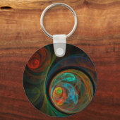 Hergeboorte Abstracte Art Sleutelhanger (Voorkant)