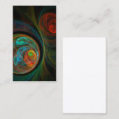 Hergeboorte Blauw Abstract Kunst Visitekaartje (Voorkant / Achterkant)