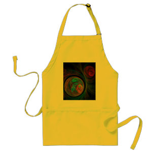 Hergeboorte Blue Abstract Art Apron Standaard Schort