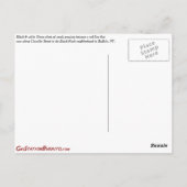 Hergeboorte tussen rails briefkaart (Achterkant)