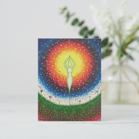 Hergeboorte van Sun Briefkaart (Staand voorkant)