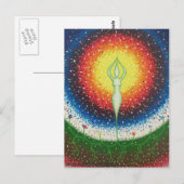 Hergeboorte van Sun Briefkaart (Voorkant / Achterkant)