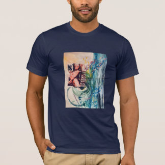 Hergeboorte van Zeemeermin met Wings T-shirt