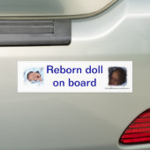 Hergeboren pop aan boord van pompsticker bumpersticker (Op auto)