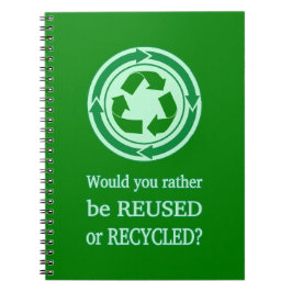 Hergebruik en Recyclen Notitieboek