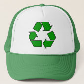 Hergebruik en Recyclen Trucker Pet (Voorkant)