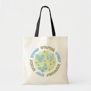 Hergebruik Recyclen Verantwoordelijk Tote Bag