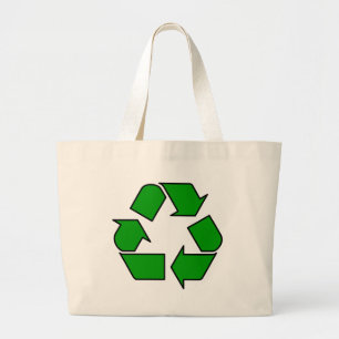 Hergebruik & Recycling Grote Tote Bag