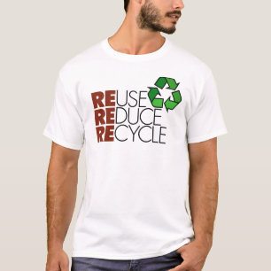 Hergebruik Reduce Recyclen t-shirt