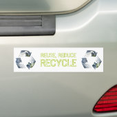 Hergebruik, Verkleining, Recyclen bumpersticker (Op auto)
