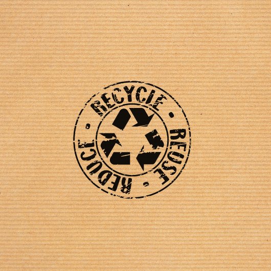Hergebruik, Verkleining, Recyclen, Rubberstempel