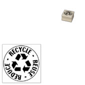 Hergebruik, Verkleining, Recyclen, Rubberstempel (Gestempeld)