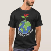 Hergebruik Verminder de duurzaamheid van de Recycl T-shirt (Voorkant)