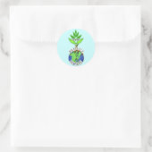 Hergebruik Verminderen Recyclen Ronde Sticker (Tas)