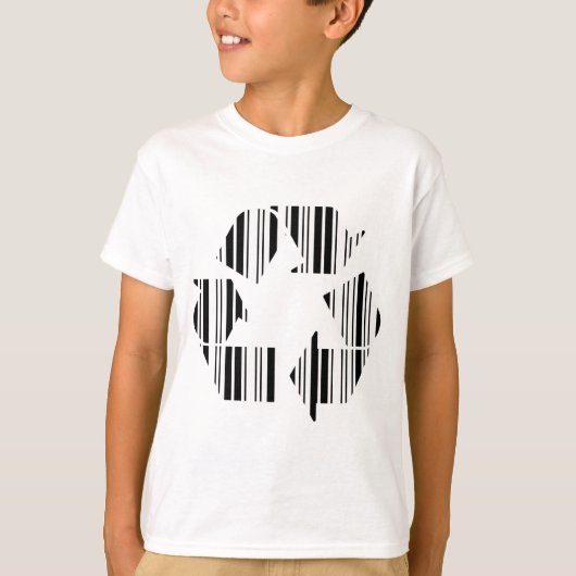 HERGEBRUIKBARE BARCODE Hergebruik Barcode Patroon  T-shirt (Voorkant)